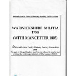 Warwickshire Militia 1758 (With Manchester 1805) - Used