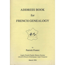 Address Book for French Genealogy - Used